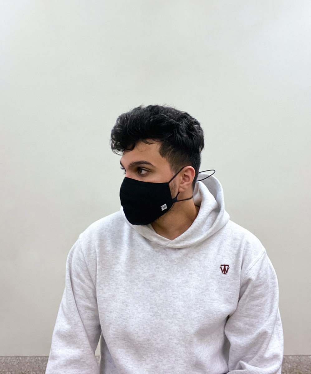 【限定品&新品タグ付】LITTLE FUNNY FACE SHEER TOP 黒 QOOZA × CHEEKYコラボ / くま耳ファージャケット［カスタム